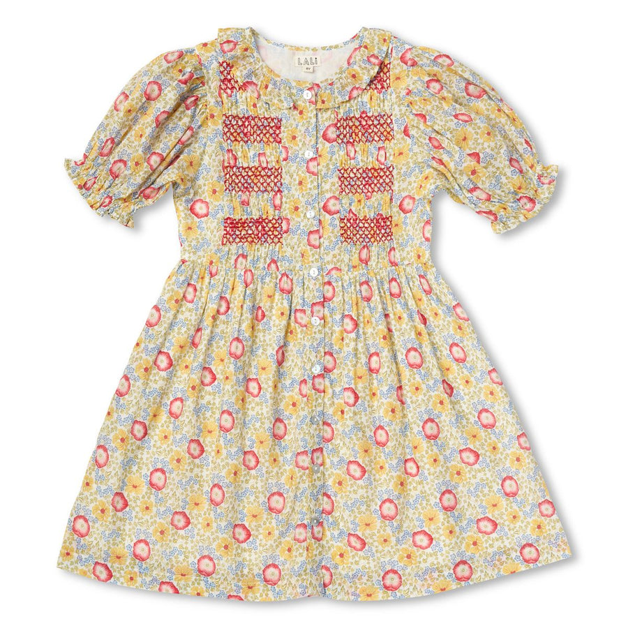 Ivy Dress in Poppy Field
