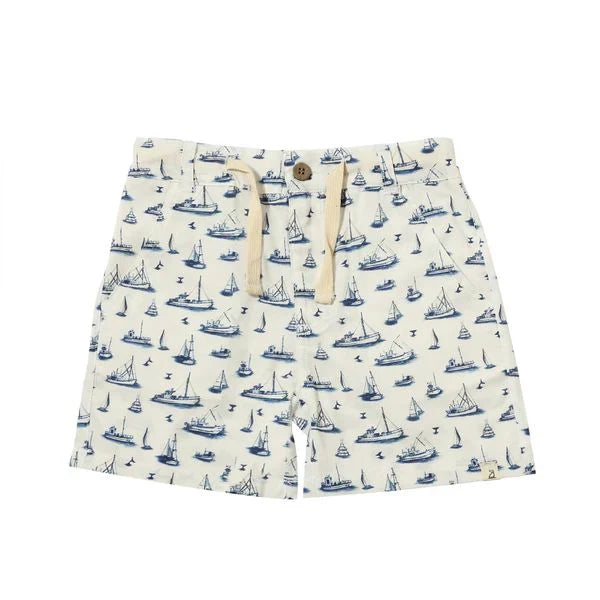 MAHALO Printed Navy Boats