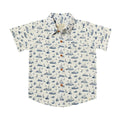 Maui Nantucket Boat Printed Shirt Navy