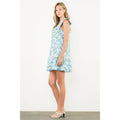 Sleeveless Flower Print Dress