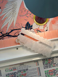 White Pearl Mahjong Line Reader with Gold