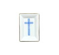 Easter Blue Cross Trinket Tray