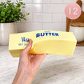 12PCS - Jumbo Butter Bar Squishy Stress Relief Toy