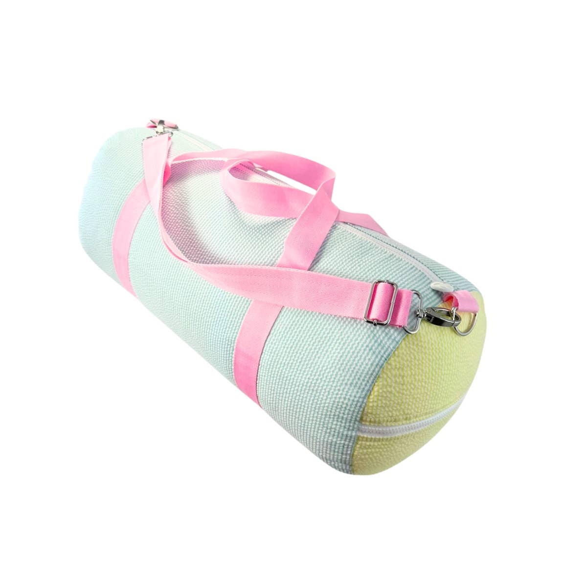 1989 Seersucker Weekend Duffel | Mint
