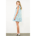 Sleeveless Flower Print Dress
