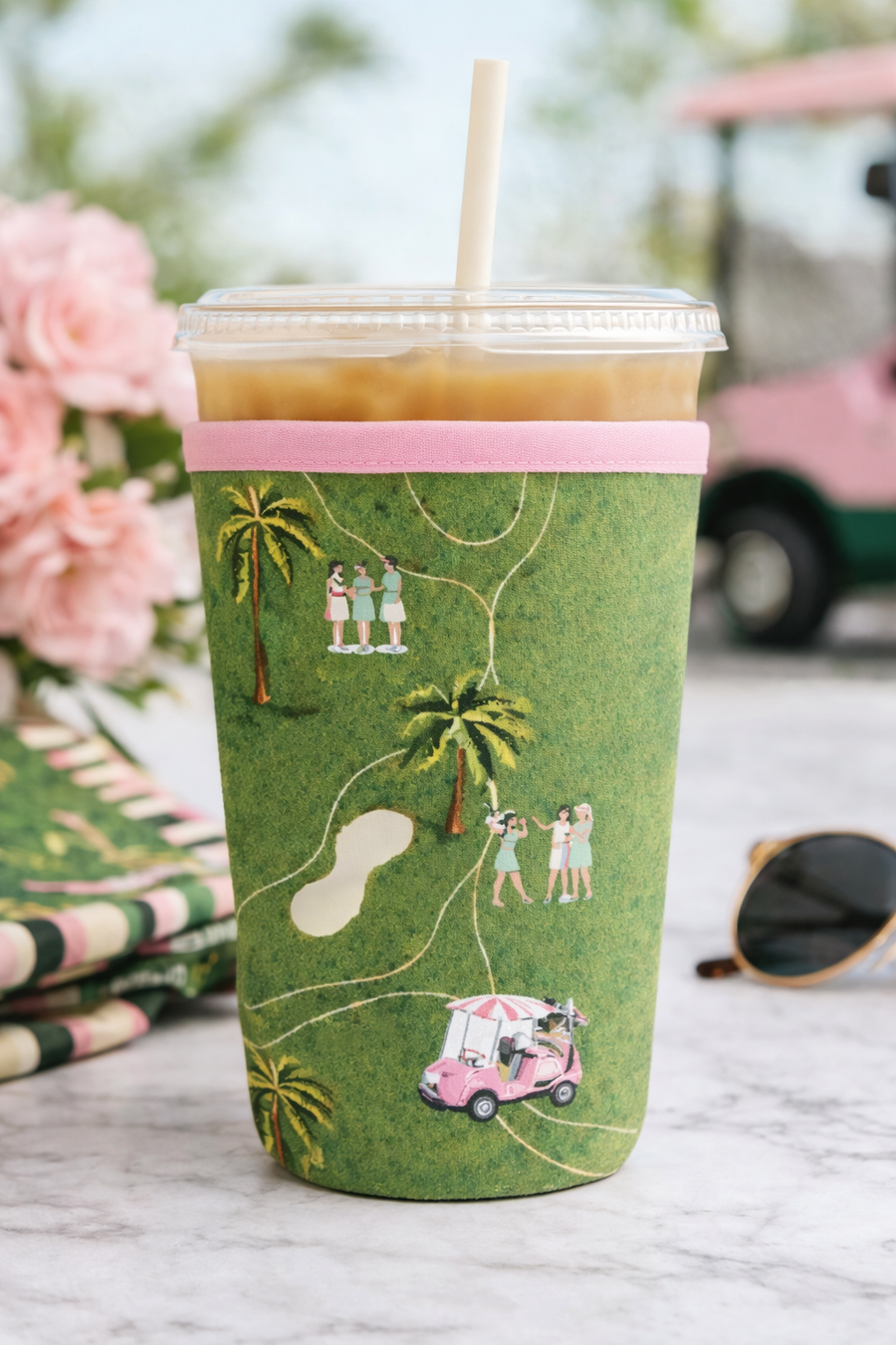 Iced Coffee Sleeve - Ladies Golf Course