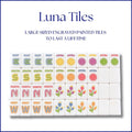 Wholesale Case 5 Units: Luna Tiles - Heirloom Engraved Tile Set