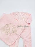 Footies - Lace trim