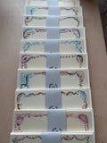 French Menu Stationery Set of 8