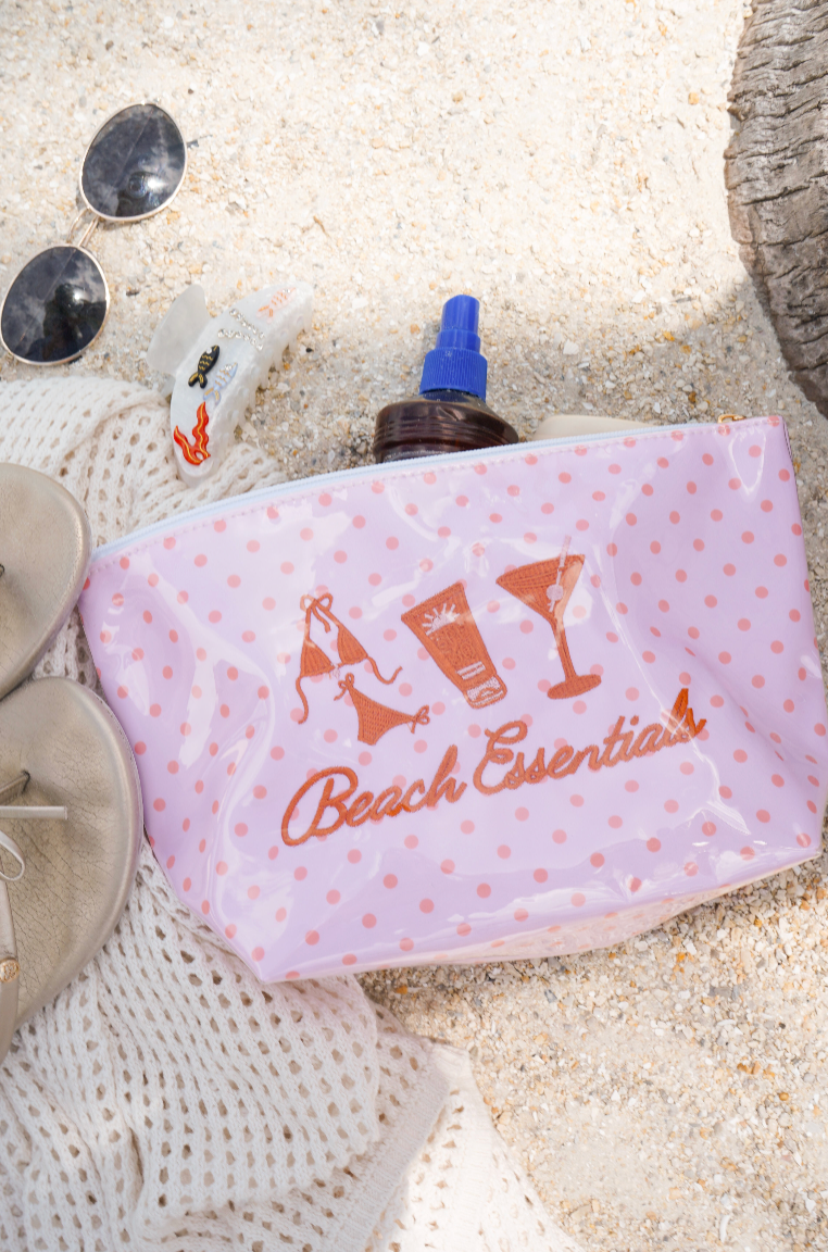 Beach Essentials - Clear Coat Bag