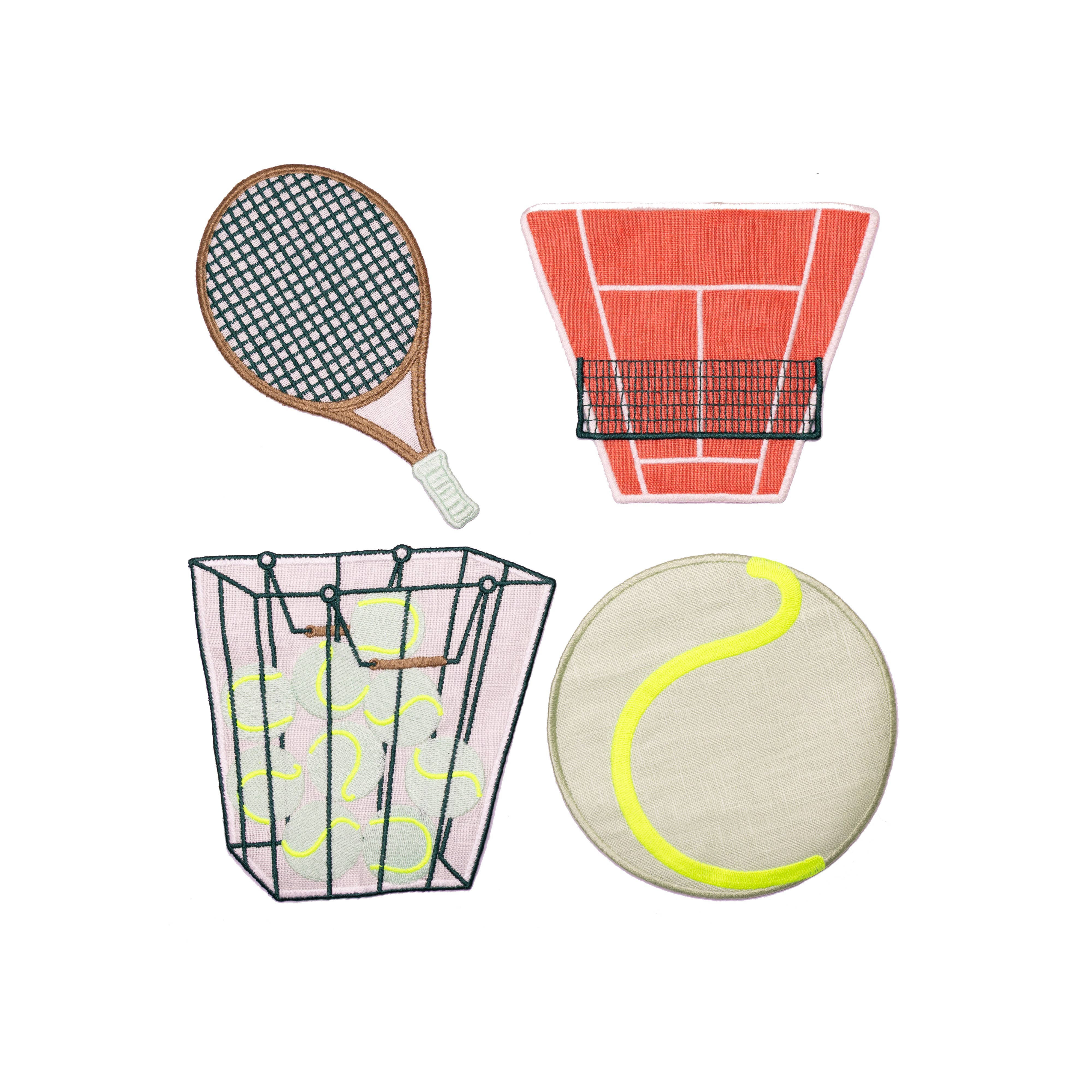 ✨NEW✨ Tennis Cocktail Napkins - Set of 4