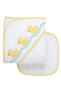 Baby Hooded Towel & Washcloth Set