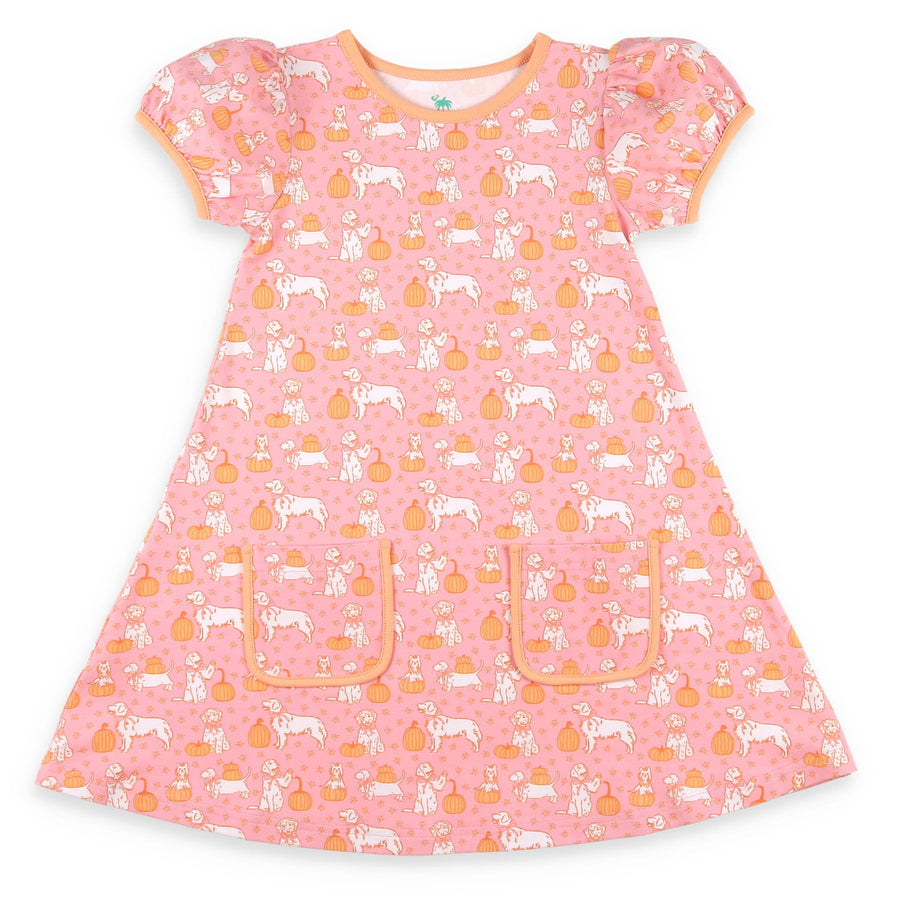 Pumpkin Paws Pocket Dress