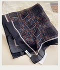 Pastoral Indigo Floral Bandana Square scarf