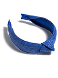 Knotted Woven Headband - Blue/Red/White