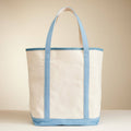Nautical Print Everywhere Canvas Tote