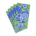 Green and Blue Plate Guest Towel