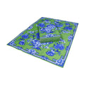 Green and Blue Plate Guest Towel