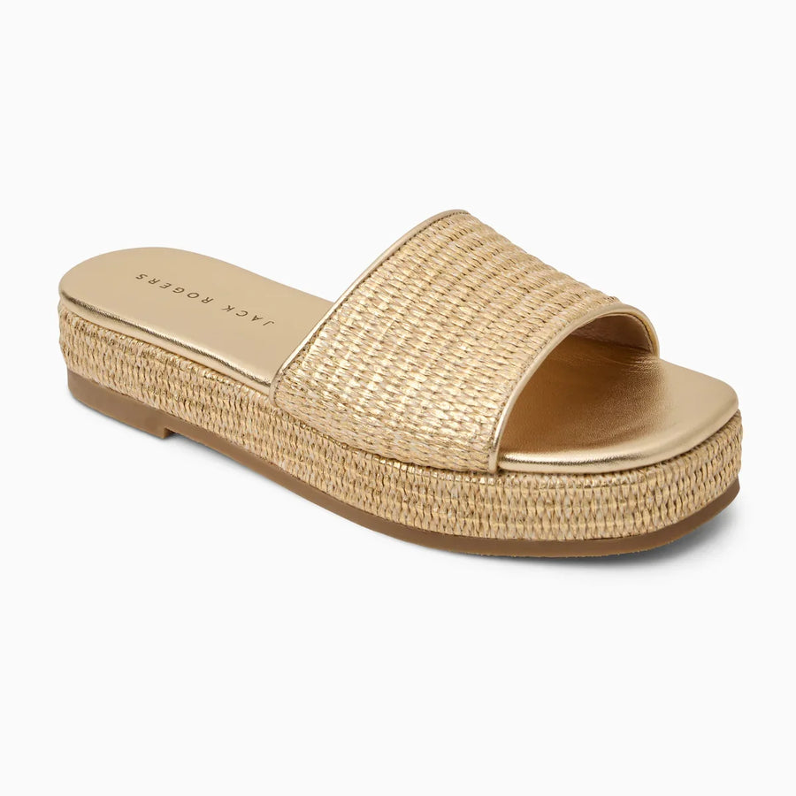 Bay Flatform | Metallic Gold