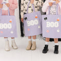 Boo Trick or Treat Patch Halloween Tote