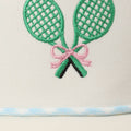 Tennis Racquets Ribbon Embroidery Hat