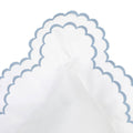 Double Scallop Embroidered Percale Euro Sham Pair