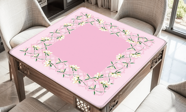 Magnolia Trellis Mahjong Mat