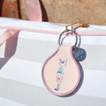 MAHJ Embroidered Keychain