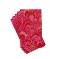 Marbled Ceramica Red & Fuchsia Guest Towels