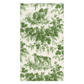 Hunting Toile Evergreen Guest Towel