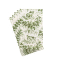 Hunting Toile Evergreen Guest Towel