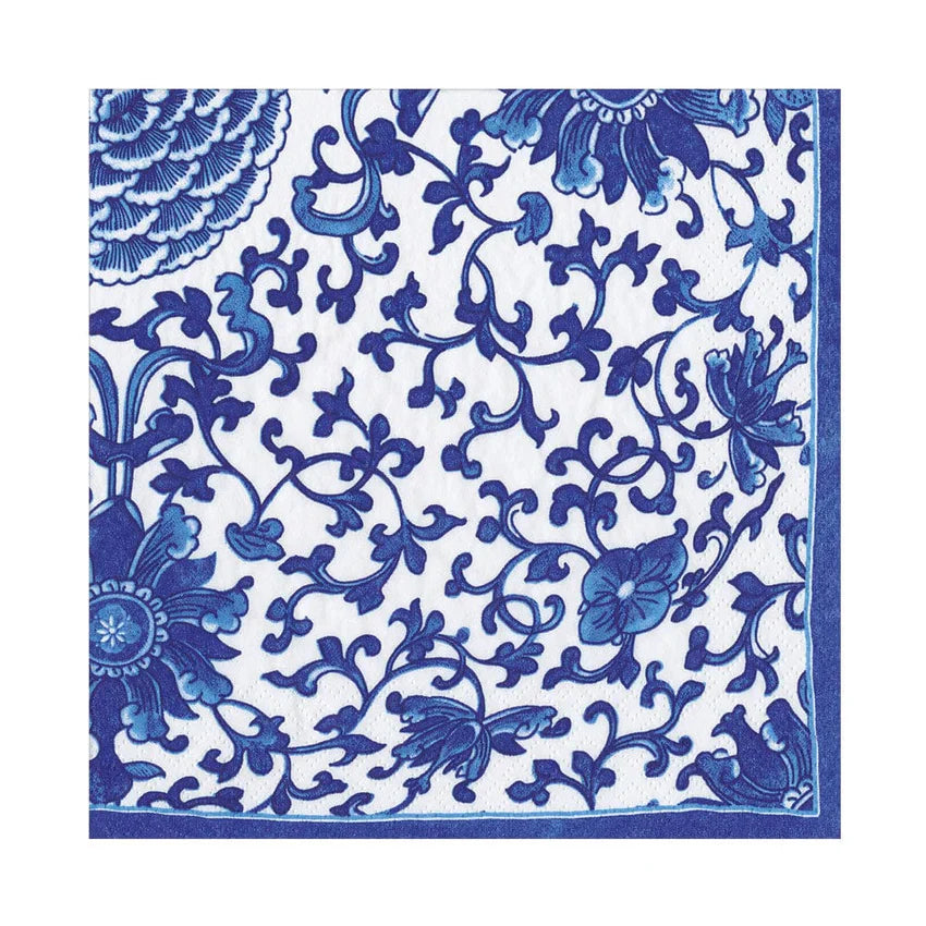 Indigo Garden Blue/White Luncheon Napkins