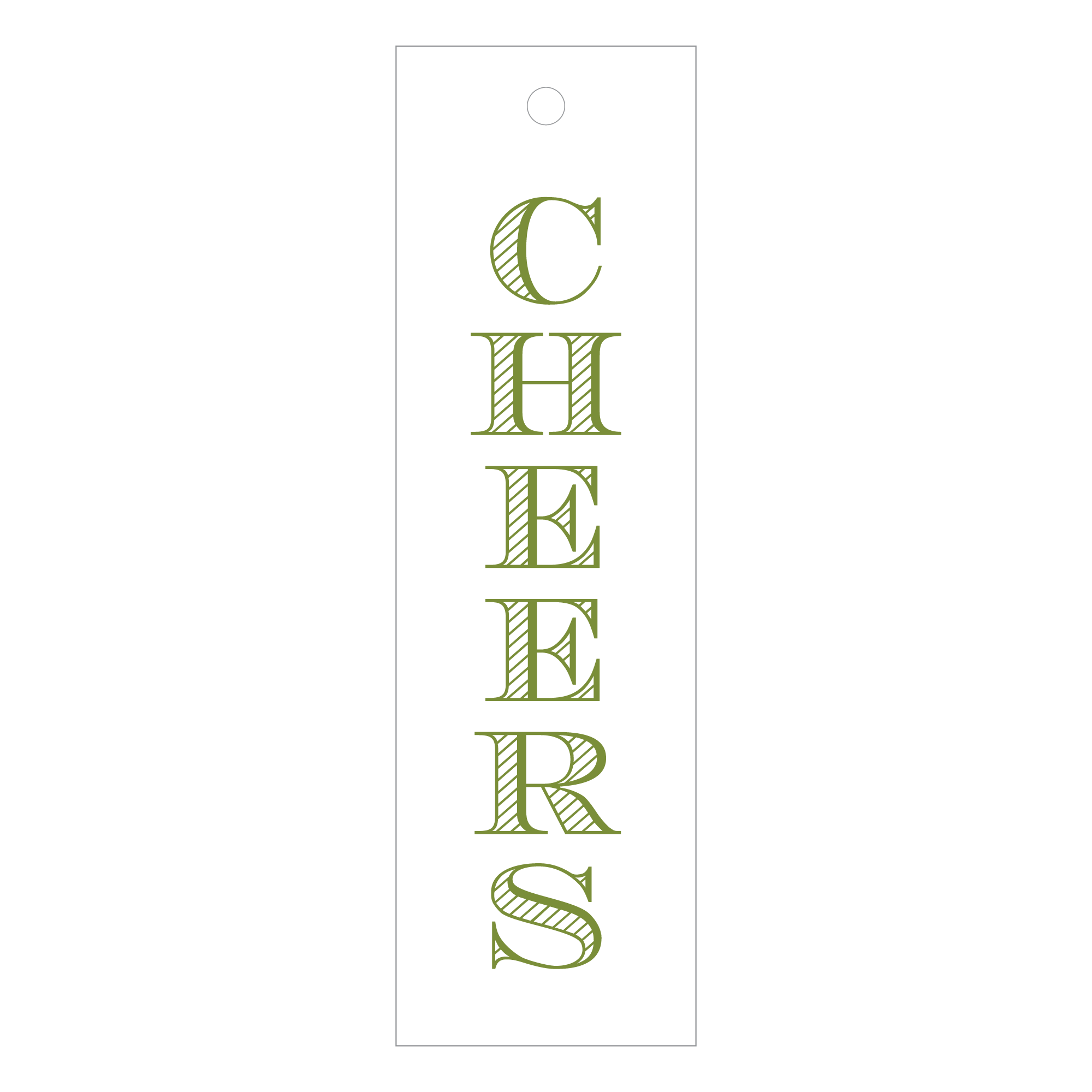 Green Cheers Tag