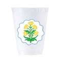 In Stock Coco Block Print Shatterproof Cups | Set of 8