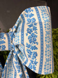 The Bleu Rêverie Stripe Bow