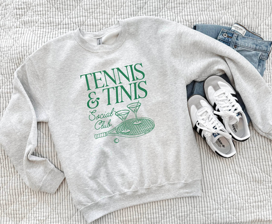 Tennis Sweatshirt, Spring, Tops, Graphic Apparel