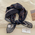 Pastoral Indigo Floral Bandana Square scarf
