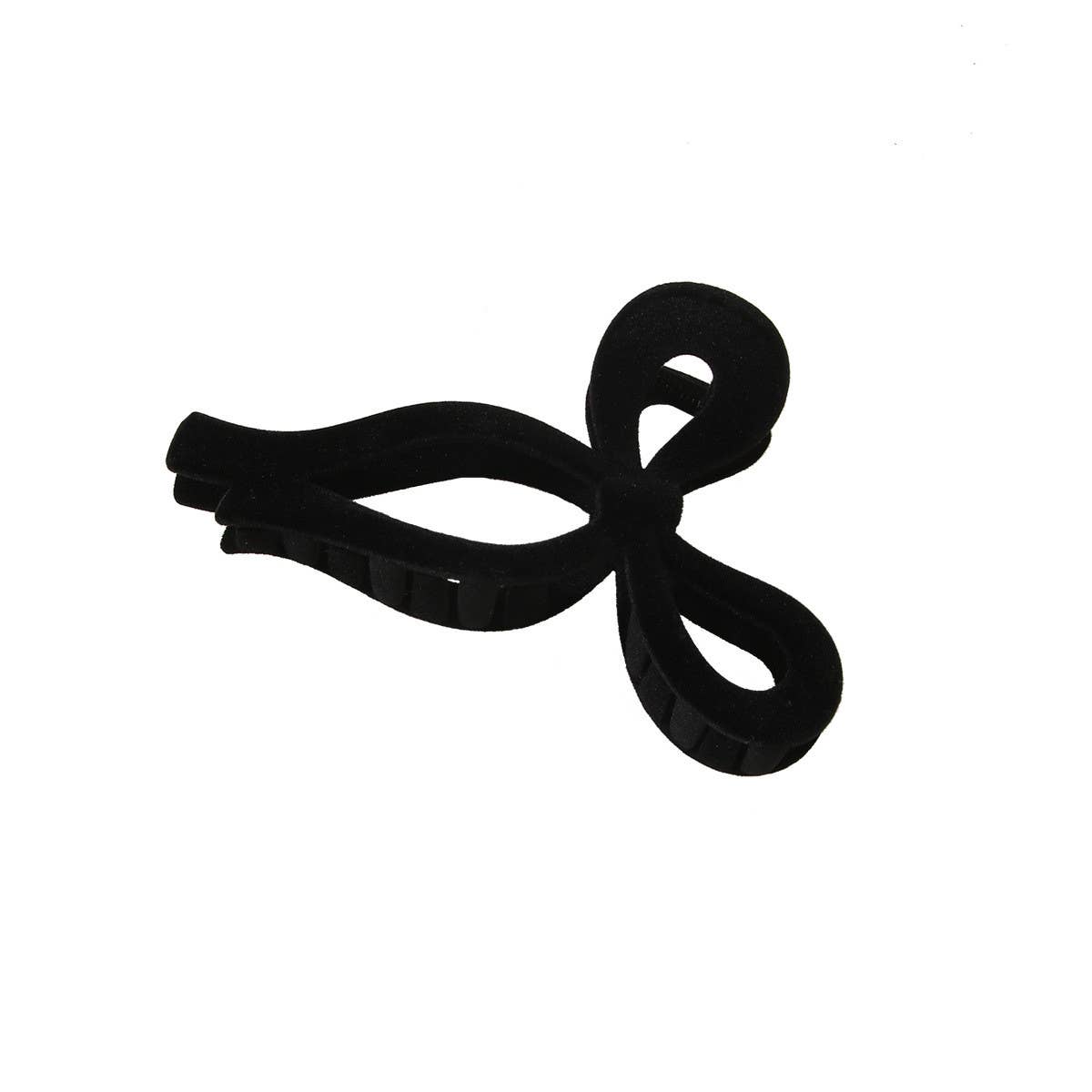 Retro Velvet Bow Clip