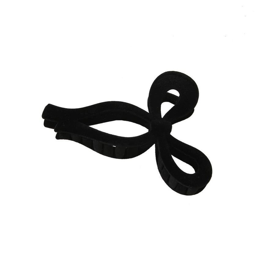 Retro Velvet Bow Clip
