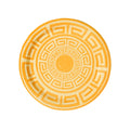 Greek Key Pavilion Dinner Plates - 8 per pac