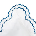 Double Scallop Embroidered Percale Euro Sham Pair