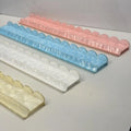 Scalloped Pearlescent Mahjong Tile Racks | Acrylic Mahjong Racks | Set of 4