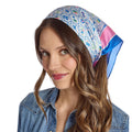 Mahjong Printed Twilly Scarf