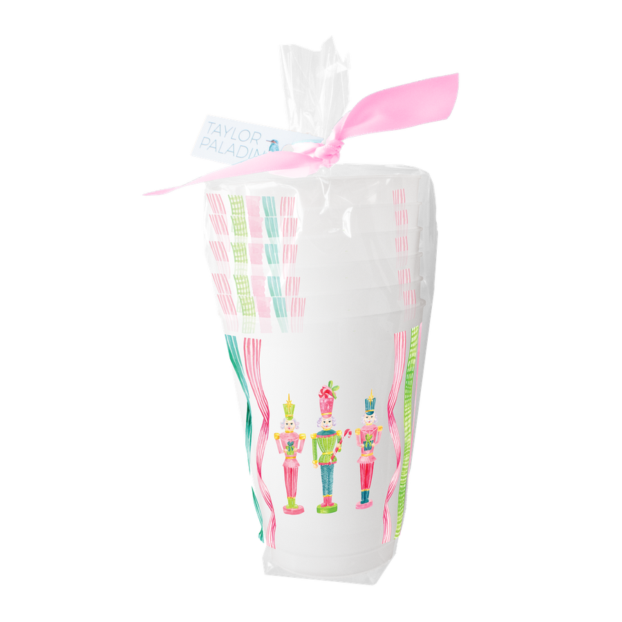 Vintage Nutcrackers Frosted Cup