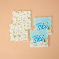Aprés Ski Table Talk Acrylic Coaster Set