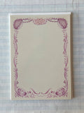 French Menu Stationery Set of 8