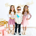 Hanukkah Tulle Bow Clip - Kids Hair Bows - Holiday