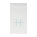 Antique Initial-Robin's Egg Paper Linen Boxed Guest Towels