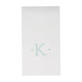 Antique Initial-Robin's Egg Paper Linen Boxed Guest Towels