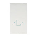Antique Initial-Robin's Egg Paper Linen Boxed Guest Towels
